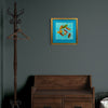 Original artwork by Jenny Elmes ‘Rolling in the Teal’’