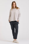EST 1971 Raw Long Sleeve Sweatshirt - French Grey