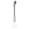 Fermob Aplo LED Rechargeable Bulb including Hanging Strap Clay Grey