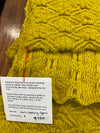 Carole Redlich woollen scarf Chartreuse
