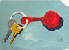 Original Artwork by Jo Dunsmuir 'Day 25 keys'