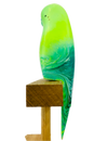 Pete Cromer Resin Budgie Green