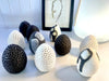 Debbie Hill Black Stoneware Egg #7