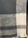 St Albans Mohair Throw Grey