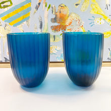  Brian Tunks Glass Tumbler Aegean Set of Two