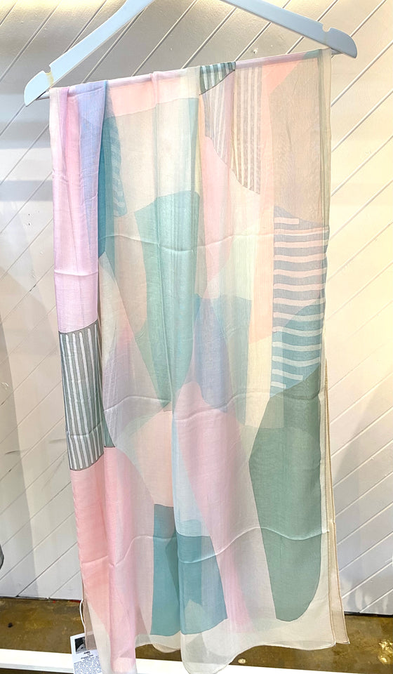 Artist Label Scarf Bali Love