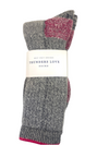 Thunders Love Grey Pink Socks