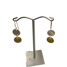  SilknSilver Moon to Earth Disc Earrings