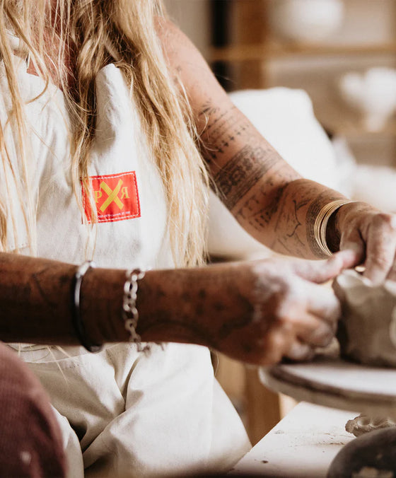 Pony Rider recycled apron