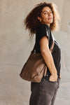 Vestirsi Bella Mini Milk Chocolate Convertible Backpack