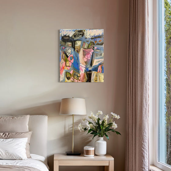 Original Artwork by Jen Baxter 'Hop over the rocks with me'