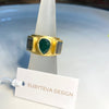 Rubyteva Ring Green Aventurine Anokhi ring size 7