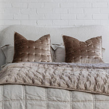  Cotton Velvet Throw colour Mocha