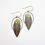 Denz MIDI Owl Earrings