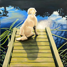  Original artwork by Julie Hobbs ‘Dog Watching’