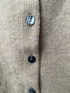 Harley of Scotland Fairisle Cardigan Tan