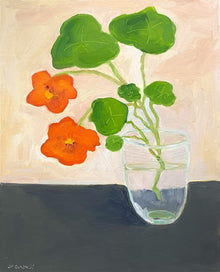  Original artwork by Jo Dunsmuir nasturtiums in winter