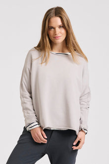  EST 1971 Raw Long Sleeve Sweatshirt - French Grey