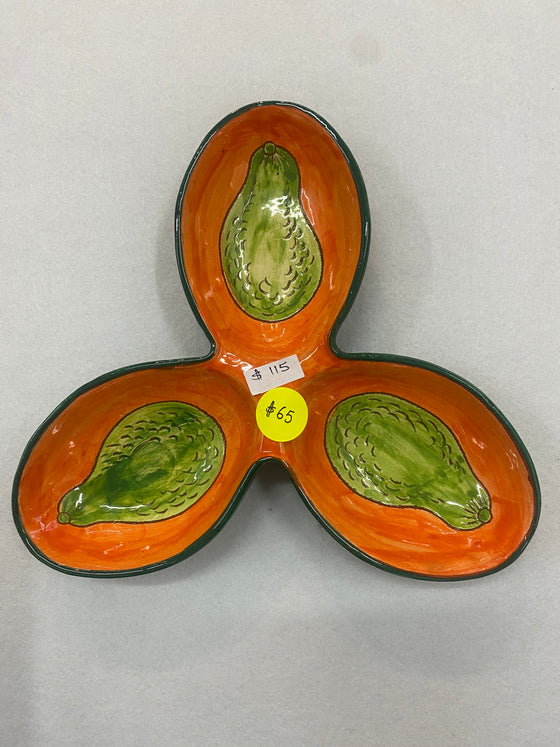 Ceramic Avocado dip bowl