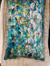Artist Label Silk Pillow Slip Italian Bellflowers
