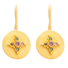  Rubyteva Multi Tourmaline Casablanca Earrings