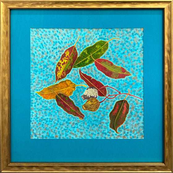 Original artwork by Jenny Elmes ‘Rolling in the Teal’’