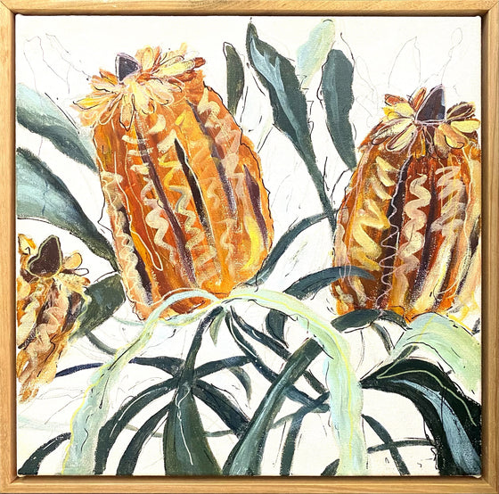 Original artwork by Dee Mathieson ‘Banksia Men’
