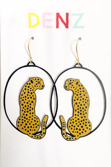  Denz Earrings Leopard