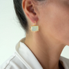 Rubyteva Aqua Chalcedony Kasbah Earrings