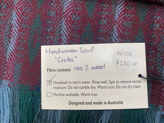 Schonkala hand woven Kaleidoscope Scarf
