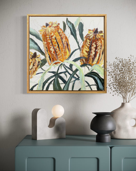 Original artwork by Dee Mathieson ‘Banksia Men’