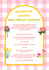 Merrian Dennis Australian Kitchen Flower Mark Making Workshop