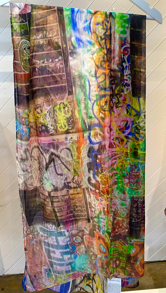 Artist Label Scarf Hosier Lane Melbourne