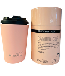  Fressko Ceramic Travel Mug Peachy340ml