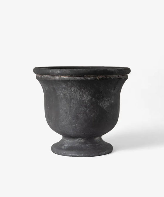 French Country Charcoal Planter Large