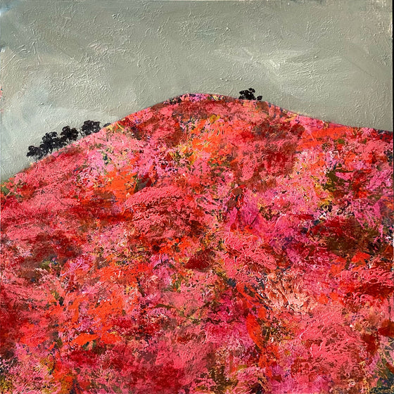 Original Artwork by Gayle Seach ' Pink Hill'