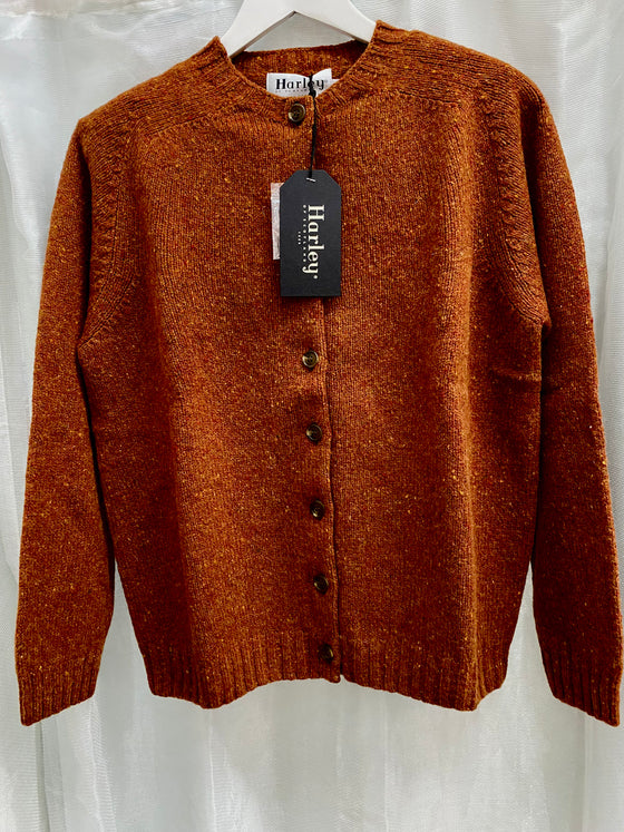 Harley of Scotland Cardigan Rhum