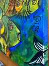 Original artwork by Alda Hubbard 'School of Fish'