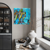 Original artwork by Alda Hubbard 'Catching Rainbow Trout'