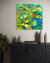 Original artwork by Alda Hubbard 'School of Fish'
