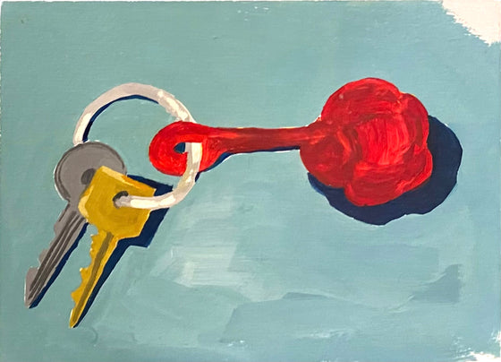 Original Artwork by Jo Dunsmuir 'Day 25 keys'