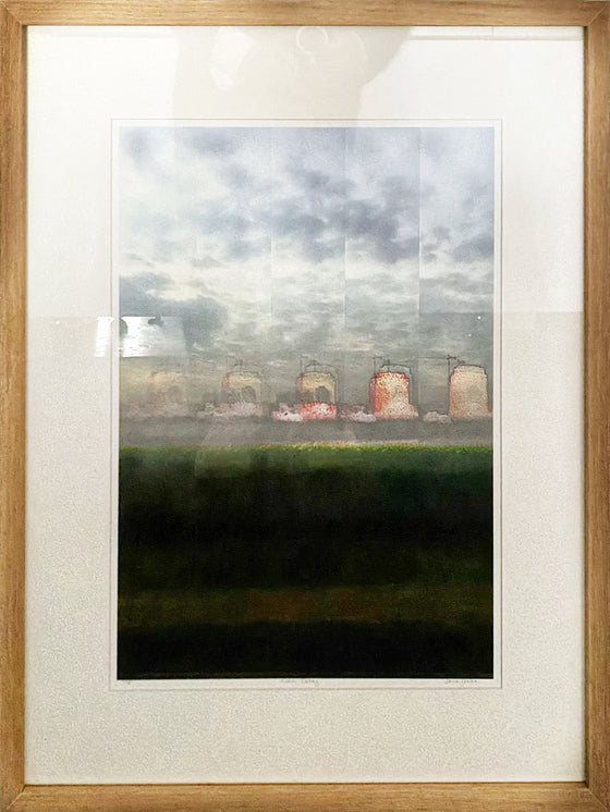 Original artwork by Jane Jenkins 'Train Reverb'