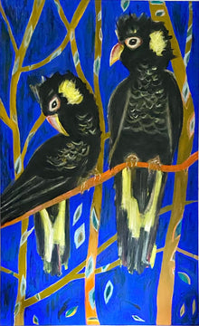  Original artwork by Angela Baldwin 'Black Cockies'