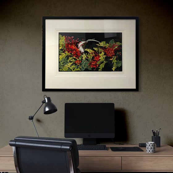 Original Artwork by Vida Pearson 'In Amongst the Grevillias III'