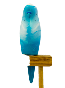 Pete Cromer Resin Budgie Tealy