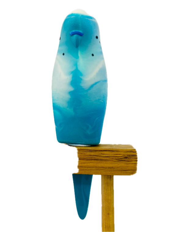 Pete Cromer Resin Budgie Tealy