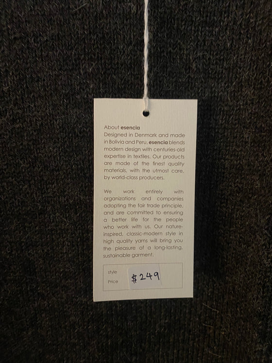 Esencia Alpaca Jumper Charcoal