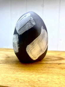  Debbie Hill Stoneware & Porcelain Slip Egg #10