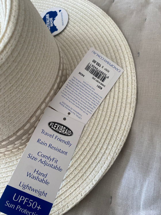 Deborah Hutton Hat Whitehaven Ivory XS