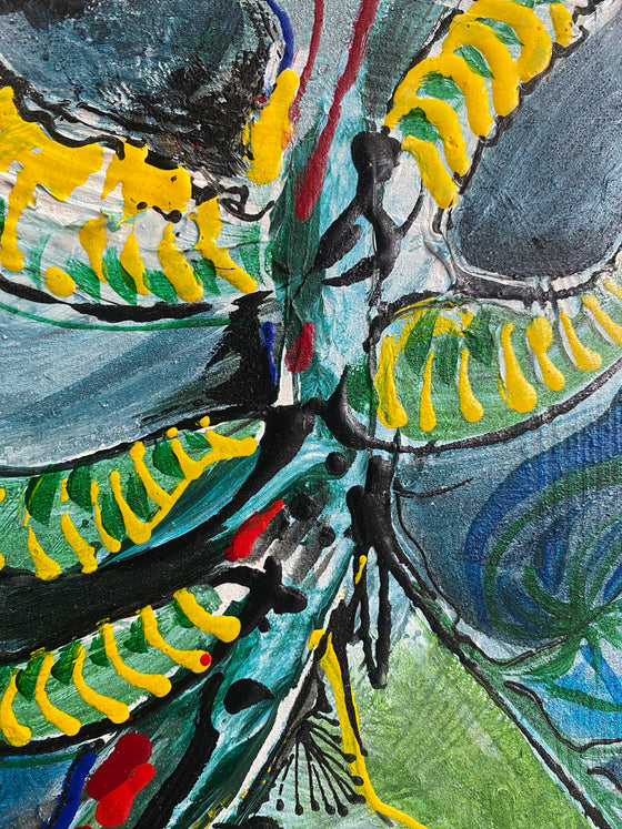 Original Artwork by Alda Hubbard 'Lorne Backyard'